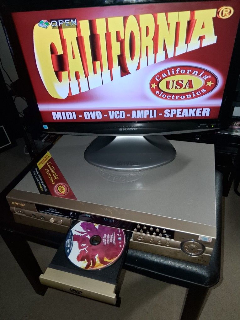 California ❤️ 📀 DVD 📀 ♥️ MIDI / DVD-VCD/CD  💿 Jpeg >Mp3 Mp4 ▶️ Player! 👌 Wow! 