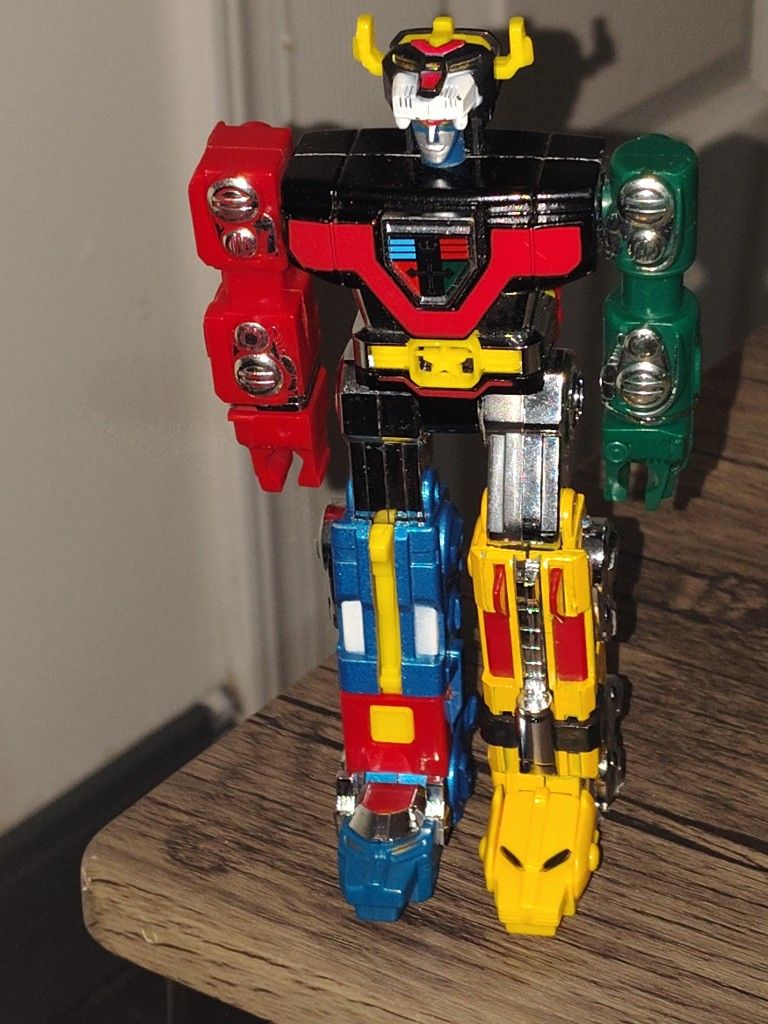 Vintage Japanese 1981 Voltron Action Figure Lion Force Die Cast 6 Inch Bandai Tori Metal