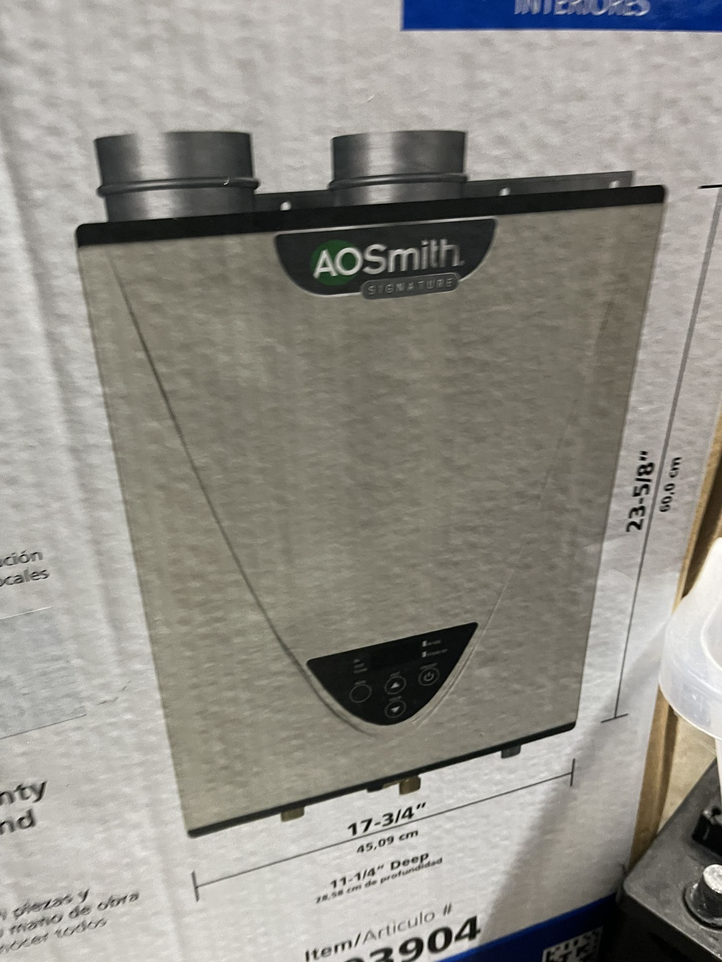 🔥 2. A. O. Smith (contact info removed) Signature Tankless Water Heater | New In box