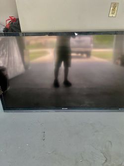 60INCH SHARP EQUIOS FLAT SCREEN TV ASKING $100