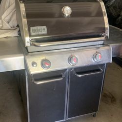 Weber Genesis E-310 BBQ Grill Propane Brown For Sale