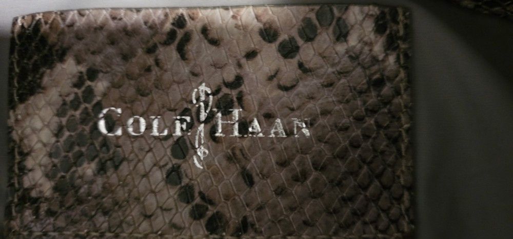 Cole Haan Crosby Shopper Tote Tote Ironstone Snake Print