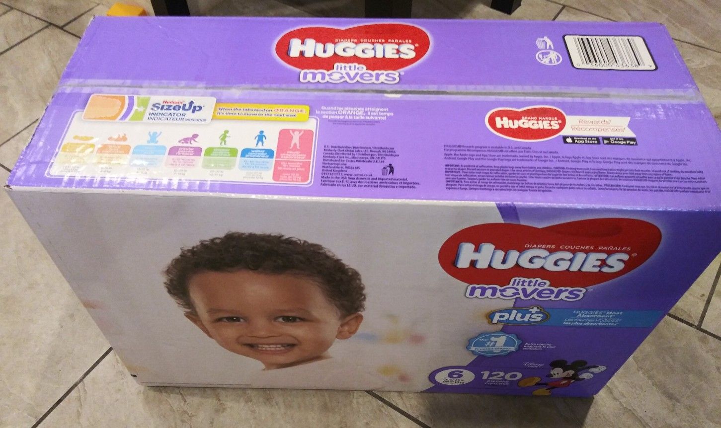 Huggies little movers Size 6