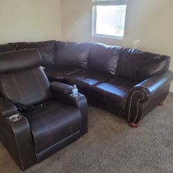 Leather Couche Set