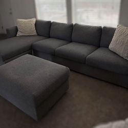 GREY ☁️ SECTIONAL 🖤🤍🖤🤍