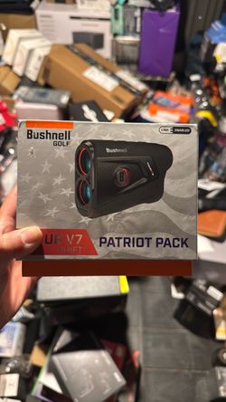 Bushnell Golf Tour V7 Shift Laser Rangefinder with Tour Trusted Slope Technology, Dual Color Display, Yardage Range Recall, 1300-Yard Range & 6X Magni