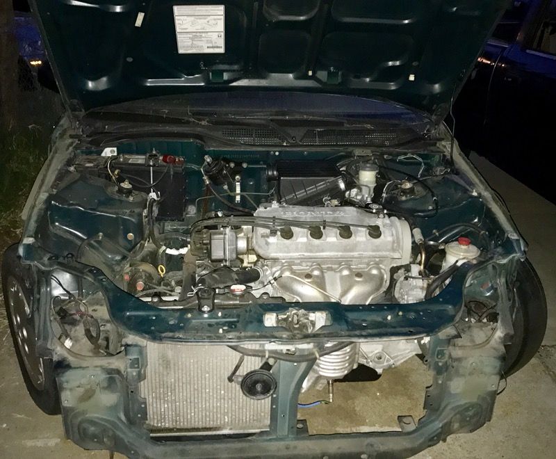 Двигатель honda d16y7