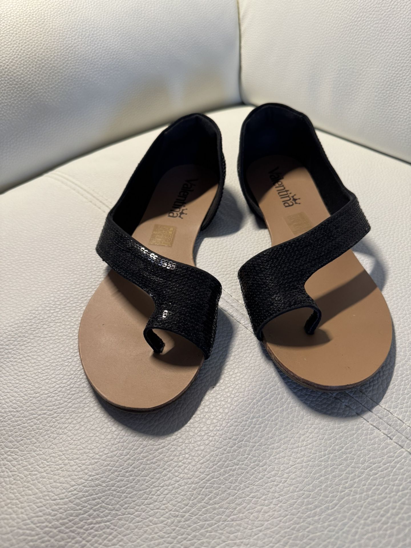 Sparkling Black Sandals