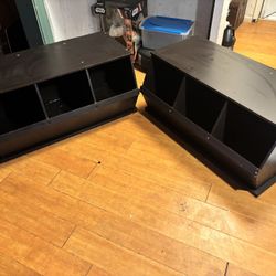 Wooden Toy Storage- 2 Units