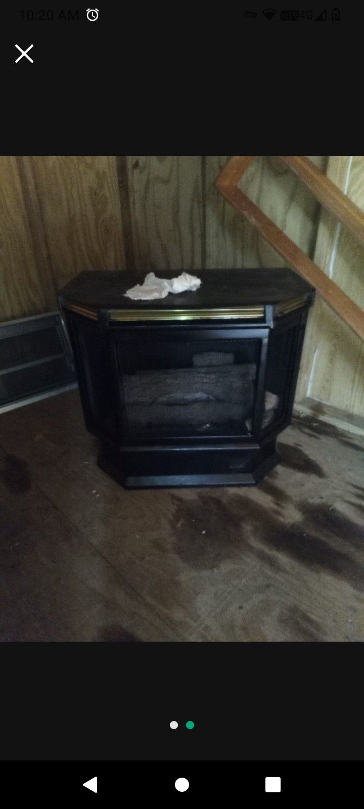 Gas Fireplace . 