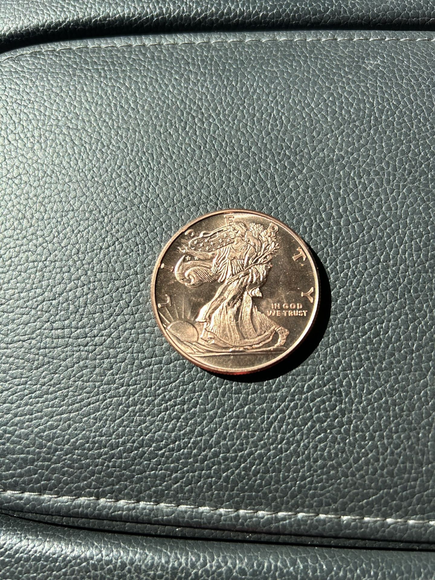 1oz Copper Liberty Coins