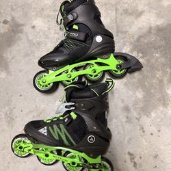 Inline Skates – Adjustable Size (Used Once, Like New)