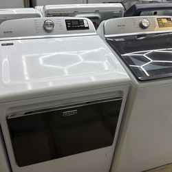 Gas washer and dryer top load
