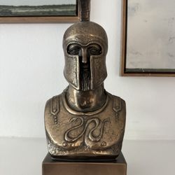 Bronze Spartan Warrior Bust  