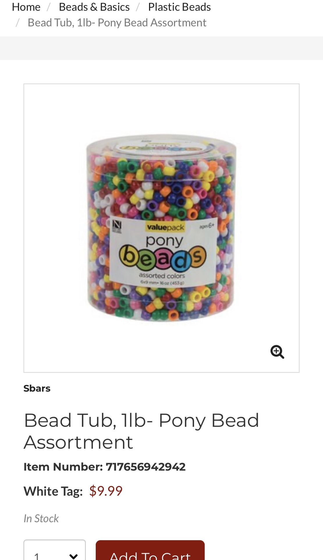 Assorted Pony Beads