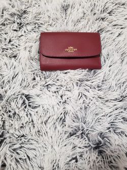Red Coach wallet