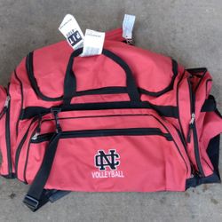 Large Duffle Bag. Wood Cradle