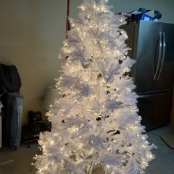 All white christmas tree (price negotiable)