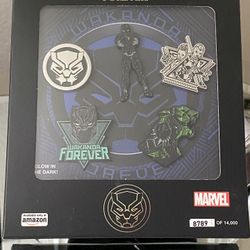Marvel Black Panther Wakanda Forever Enamel 5 Pin Set 