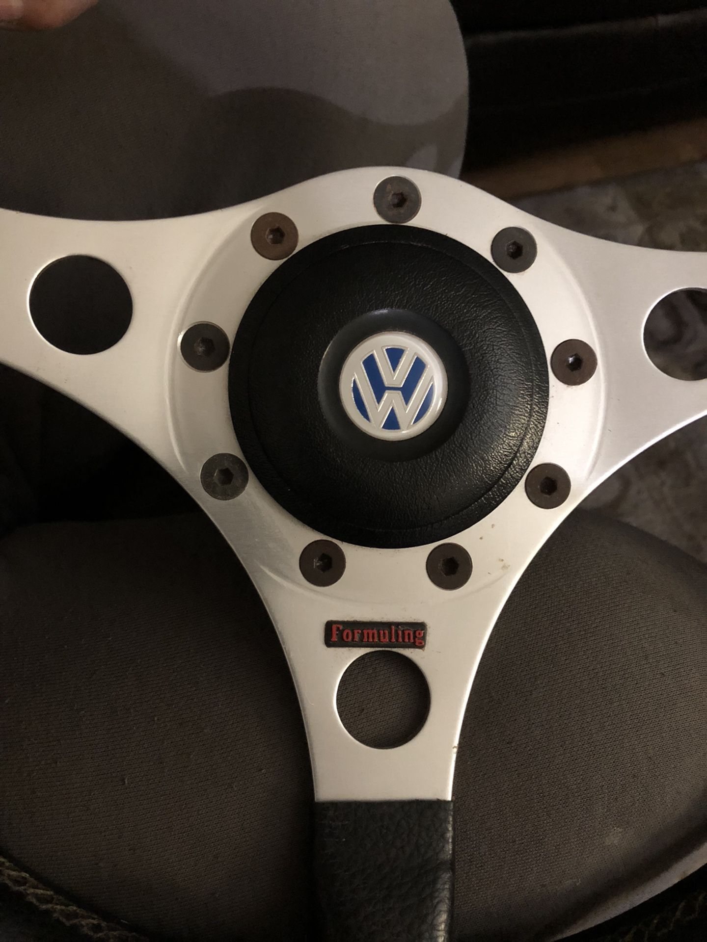Formuling Steering Wheel 13.5” With VW Adapter Made In France!