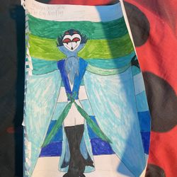 Helluva Boss Stolas Gay Men Flag Drawing Fan Art
