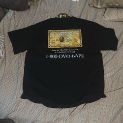 BAPE X OVO SHIRT
