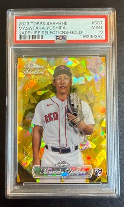 2023 Topps Sapphire Masataka Yoshida RC Gold PSA 9 #SS7 Rookie SP Red Sox