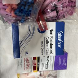 8 Dozen Mix  Perm Plastic Rollers $35 