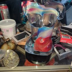 Dino rosin glass crystal torso