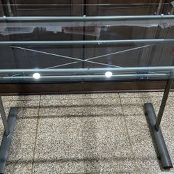 Glass Top metal frame Desk