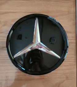 Mercedes Front Grille Star Emblems Distronic Upgrade AMG Style Plate