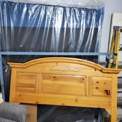 Full/Queen Bed Frame, Headboard and Box Spring