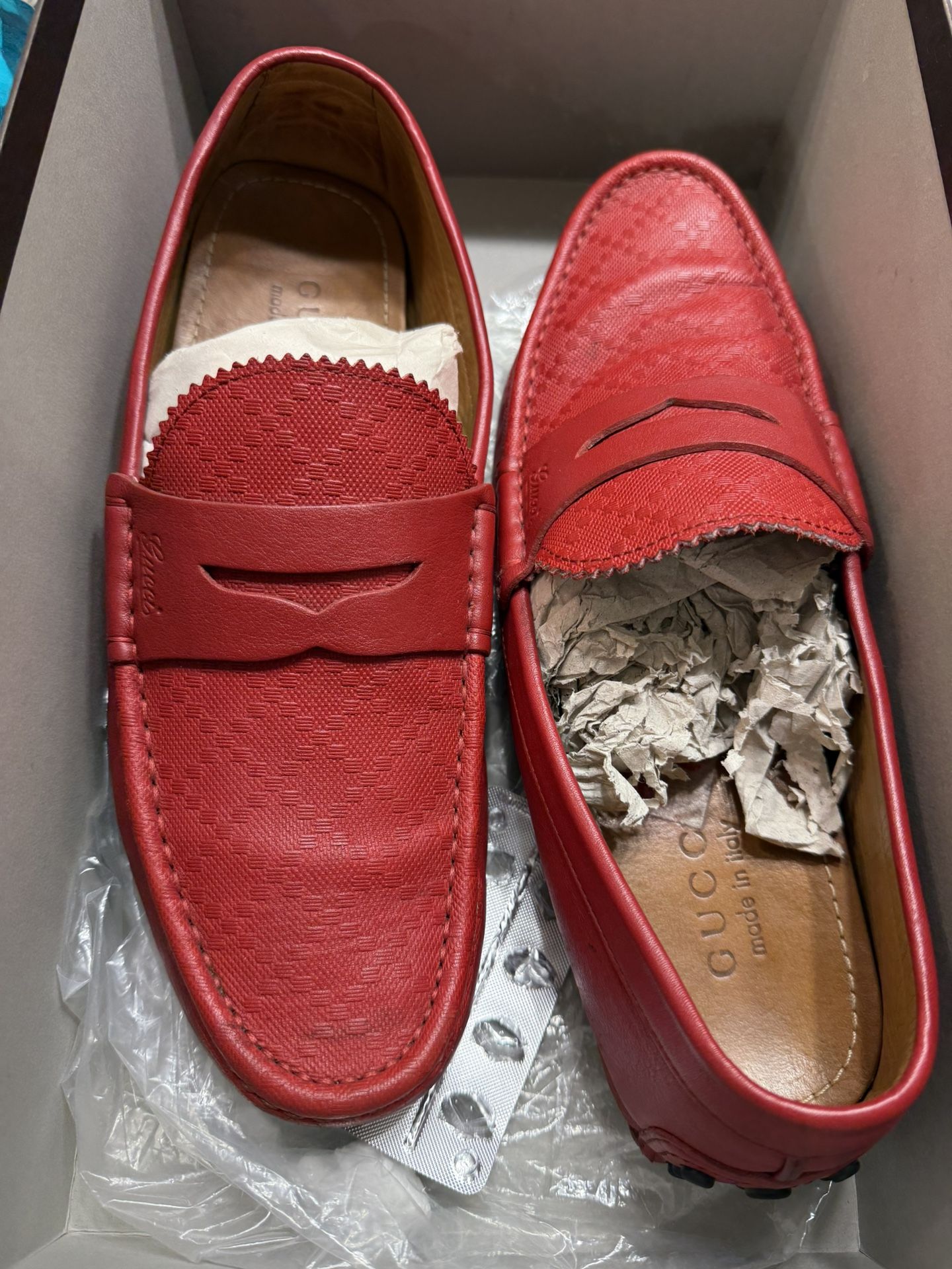 Diamante leather driver Size 8