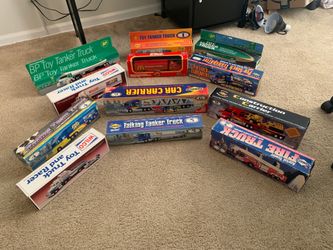 Die cast truck collection