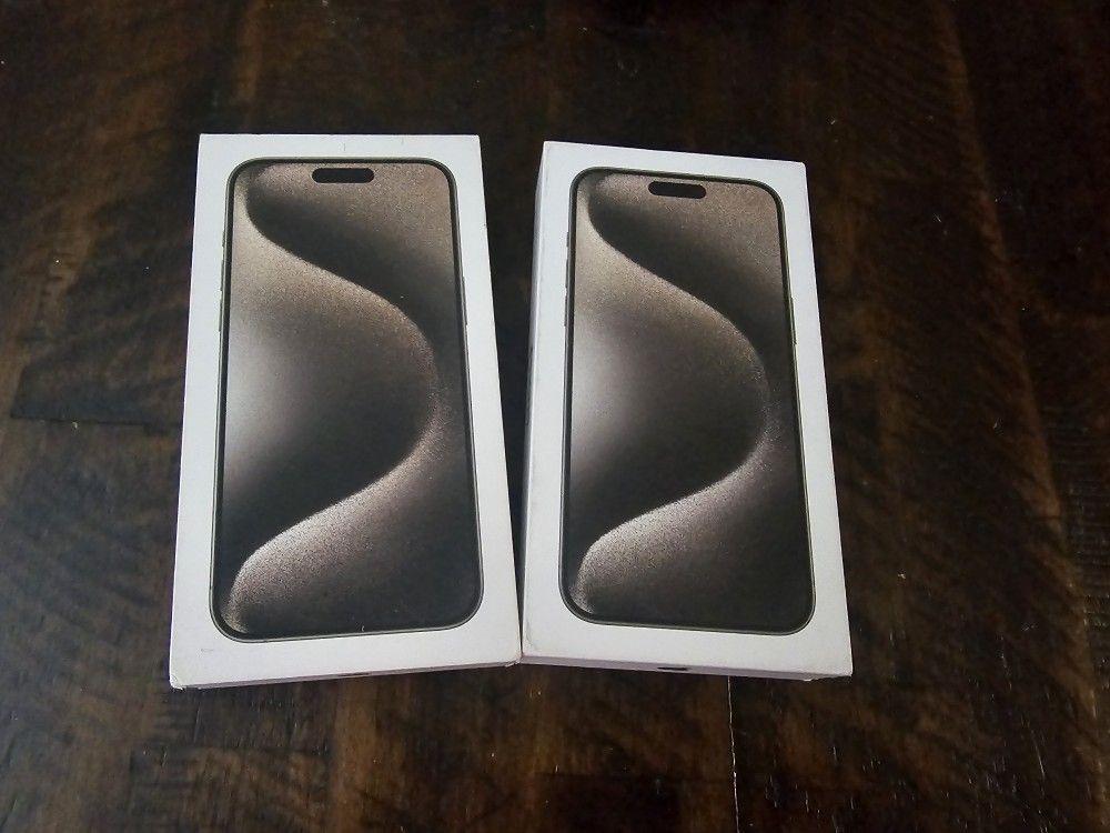 2 Unlocked Iphone 15 Pro Max 256gb
