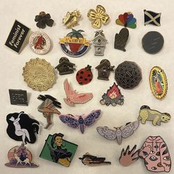 Colorful Enamel Pin Collection (30 Pins)