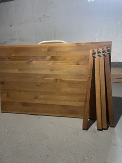 Ikea Brown Wooden Dining Table
