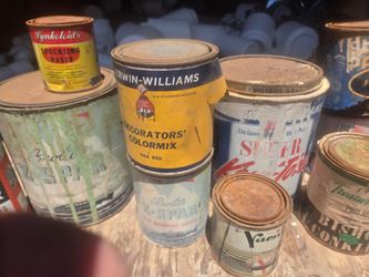 Old can's of paint