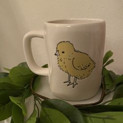 Rae Dunn CUTE CHICK Double Sided Mug With Cute Chick
