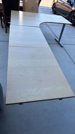 L Shaped large desk