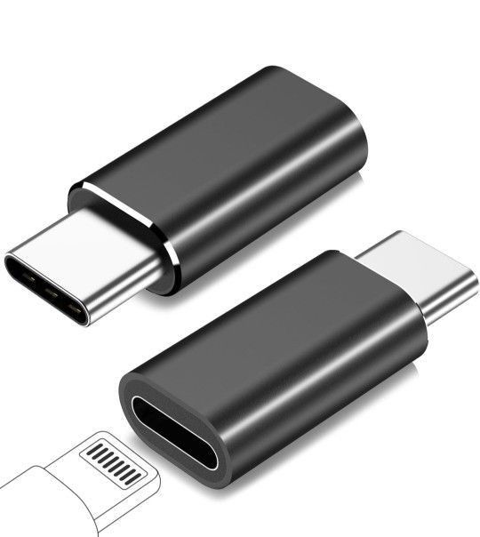 (Pack Of 3) USB C Male to Apple Female Connector Adapter/Charging & Data Sync.
for Lightn-ing Female to USB C Male Adapter for iPhone 16 15 Pro Max Pl