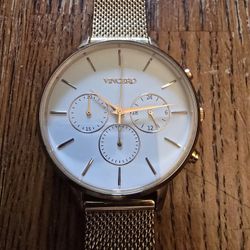 Vincero Watch - The Kleio Mesh - Rose + White