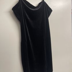 Black Velvet Dress 