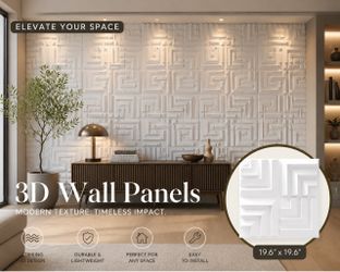 Luxury 19.6” x 19.6” PVC Wall Panels