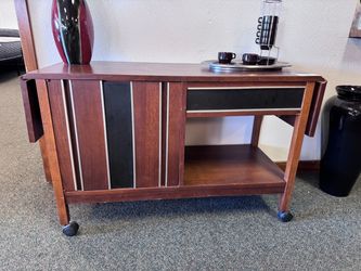 Mid-Mod Bar & Serving Cart