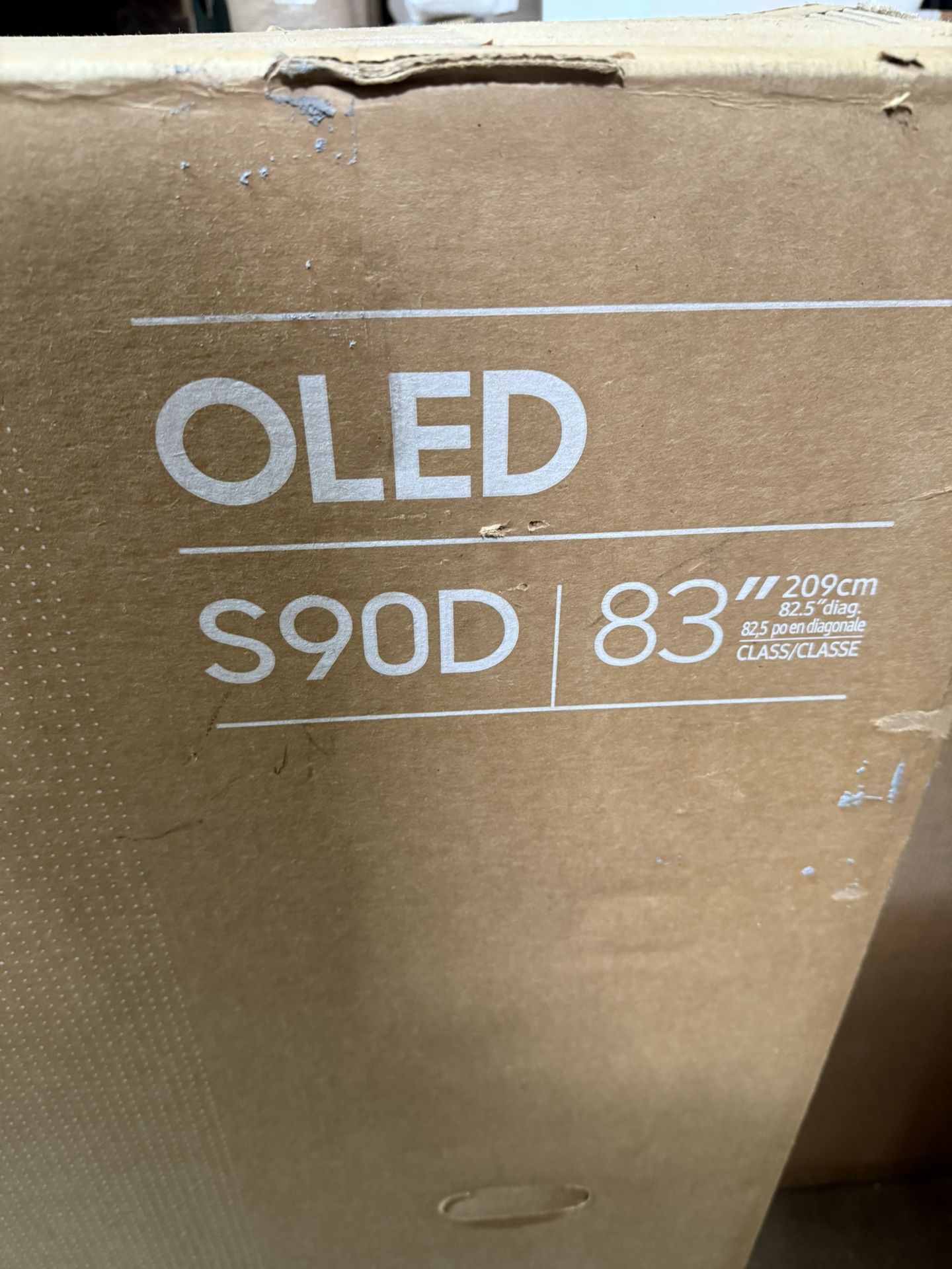 SAMSUNG 83-Inch Class OLED 4K S90D Series HDR+ Smart TV w/Dolby Atmos, Object Tracking Sound Lite, Motion Xcelerator, Real Depth Enhancer, 4K AI Upsca