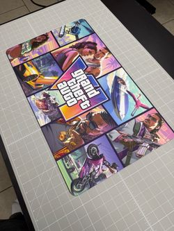 GTA 6 Grand Theft Auto Custom Desk mat Mouse pad