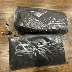 REDCAMP 85L/120L/140L Foldable Duffle Bag with Wheels, Large Travel Duffel Bag