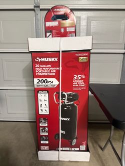 20 Gal. 200 PSI Oil Free Portable Vertical Electric Air Compressor
