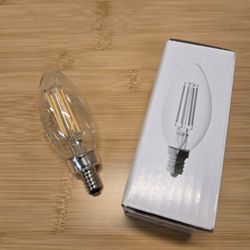 13 NEW Dimmable LED Edison Candelabra Bulbs - 4W 3000K (E12 Base)